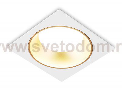 Встраиваемый светильник GX53 Ambrella TN52338 SWH/SGD белый песок/золото песок GX53 max 12W 115*115*25