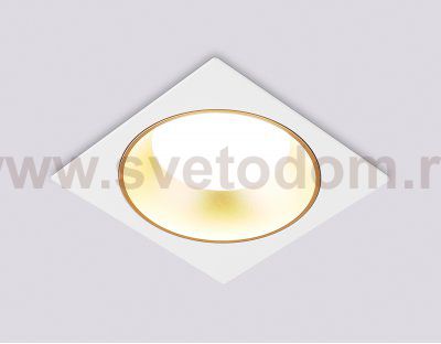 Встраиваемый светильник GX53 Ambrella TN52338 SWH/SGD белый песок/золото песок GX53 max 12W 115*115*25