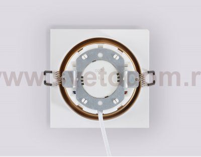Встраиваемый светильник GX53 Ambrella TN52338 SWH/SGD белый песок/золото песок GX53 max 12W 115*115*25