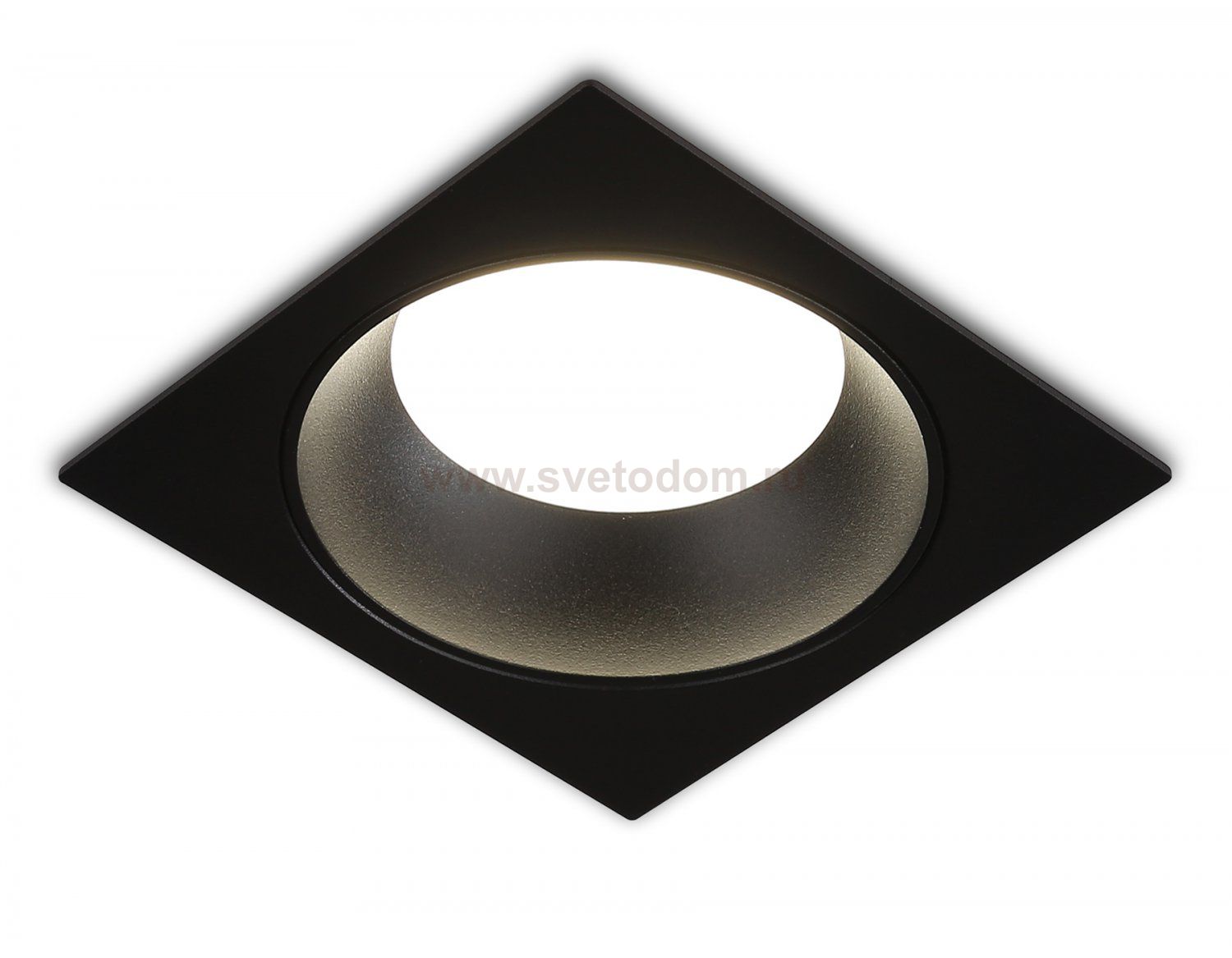 Встраиваемый светильник GX53 Ambrella TN52339 SBK черный песок GX53 max 12W 115*115*25