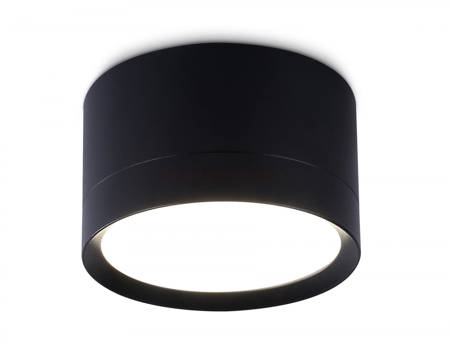 Накладной точечный светильник GX53 Ambrella TN52357 BK черный GX53 max 12W D82*50