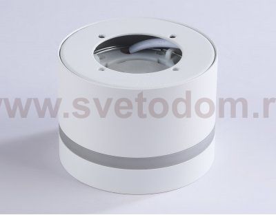 Накладной точечный светильник GX53 Ambrella TN5245 WH белый GX53 max 12W D85*62