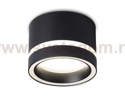 Накладной точечный светильник GX53 Ambrella TN5246 BK черный GX53 max 12W D85*62