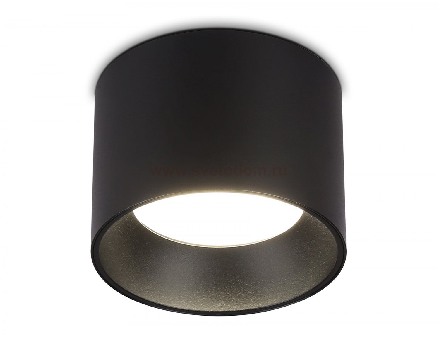 Накладной точечный светильник GX53 Ambrella TN52885 SBK черный песок GX53 max 12W D97*70