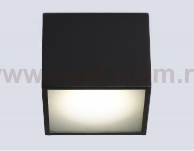 TN6532 BK черный IP44 GX53 100*100*80