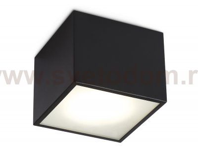 TN6532 BK черный IP44 GX53 100*100*80