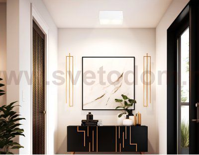 TN6534/2 WH белый IP44 GX53/2 200*100*80