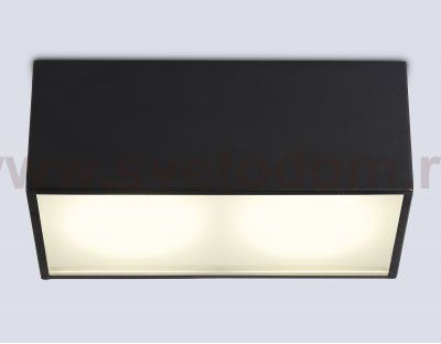 TN6535/2 BK черный IP44 GX53/2 200*100*80