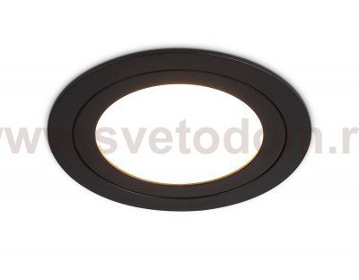 TN6604 BK черный IP44 GX53 max 15W D110*23