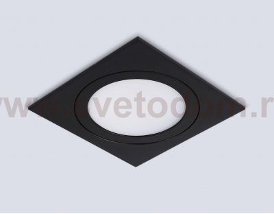 TN6609 BK черный IP44 GX53 max 15W 110*110*23