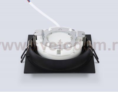 TN6609 BK черный IP44 GX53 max 15W 110*110*23