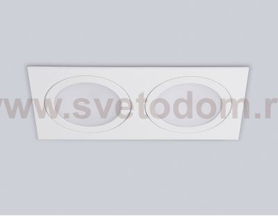 TN6612/2 WH белый IP44 GX53/2 max 15W 215*110*24