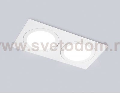 TN6612/2 WH белый IP44 GX53/2 max 15W 215*110*24