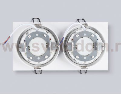 TN6612/2 WH белый IP44 GX53/2 max 15W 215*110*24