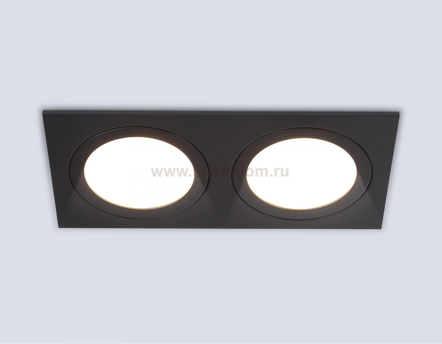 TN6615/2 BK черный IP44 GX53/2 max 15W 215*110*24