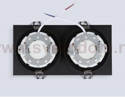 TN6615/2 BK черный IP44 GX53/2 max 15W 215*110*24