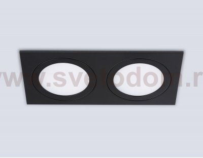 TN6615/2 BK черный IP44 GX53/2 max 15W 215*110*24