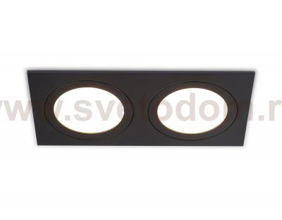 TN6615/2 BK черный IP44 GX53/2 max 15W 215*110*24