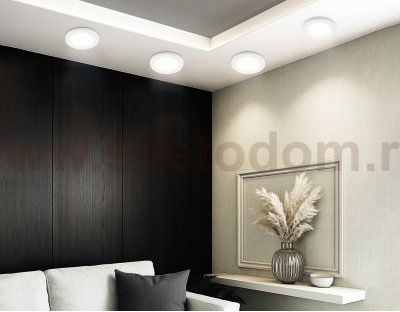 TN6630 WH белый IP44 GX53 D100*60