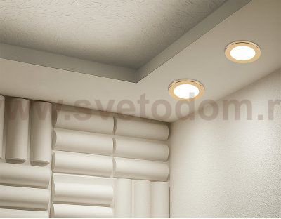 TN6634 GD золото IP44 GX53 D100*60