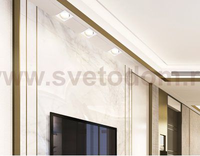 TN6655 WH белый IP44 GX53 110*110*48