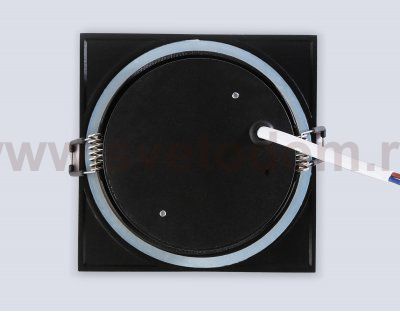 TN6657 BK черный IP44 GX53 110*110*48