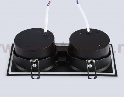 TN6661/2 BK черный IP44 GX53/2 220*110*48