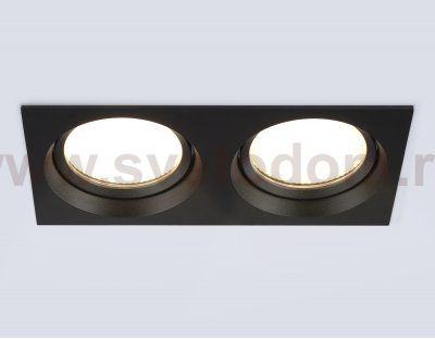 TN6661/2 BK черный IP44 GX53/2 220*110*48