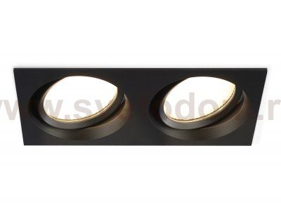 TN6661/2 BK черный IP44 GX53/2 220*110*48