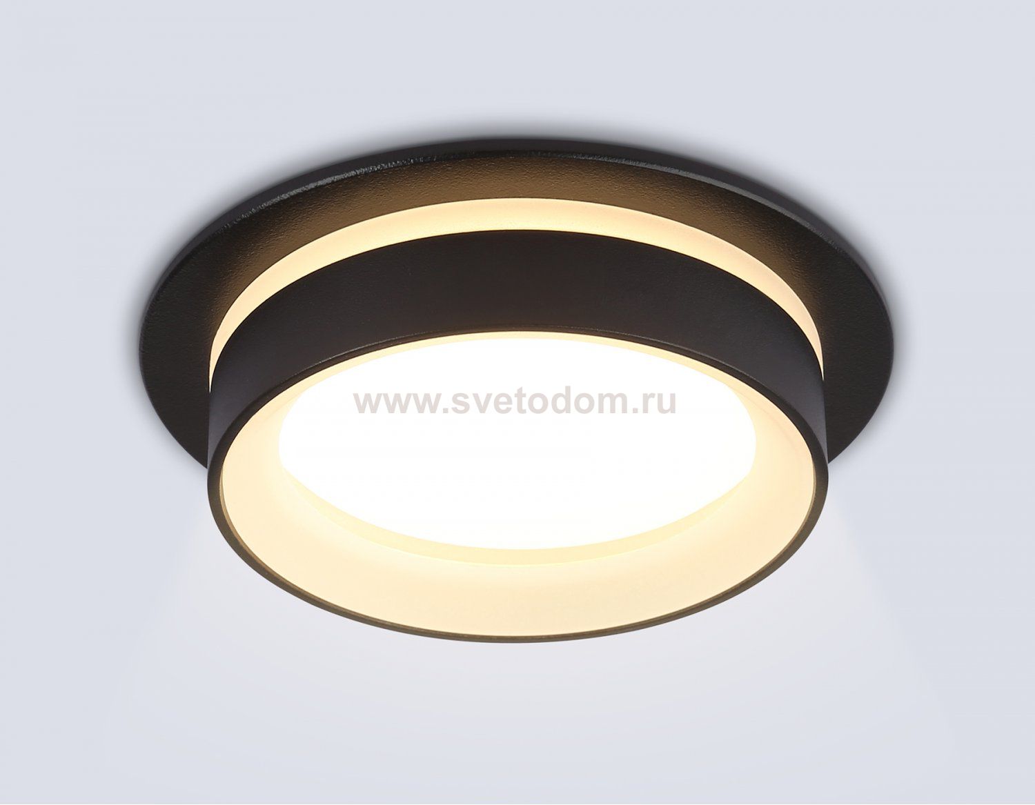 TN6708 BK черный IP44 GX53 max 15W D105*45