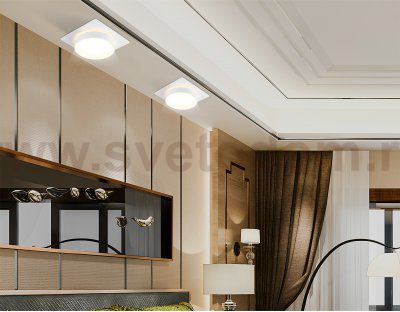 TN6709 WH белый IP44 GX53 max 15W 105*105*45