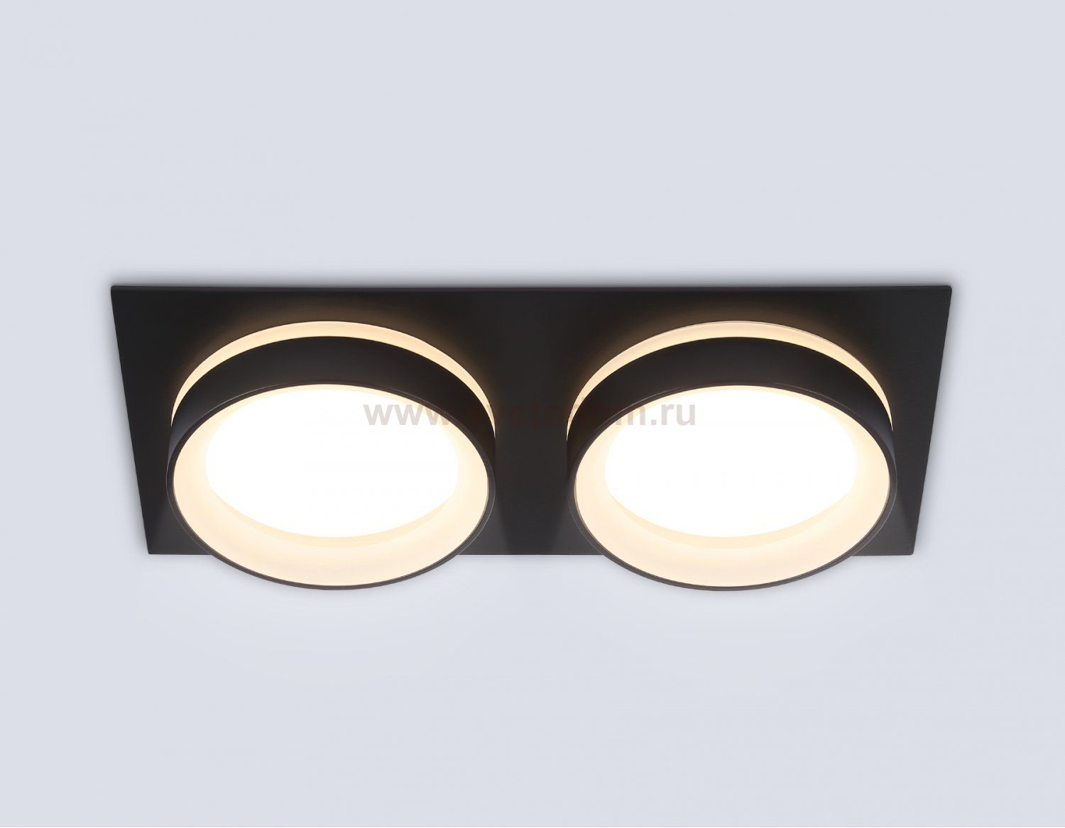 TN6712/2 BK черный IP44 GX53/2 max 15W 210*105*45