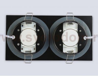 TN6743/2 BK черный IP44 GX53/2 210*110*57