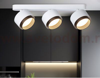 Настенно-потолочный поворотный спот со сменной лампой GX53 Ambrella TN71291 TN