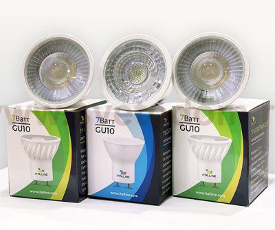 TP GU10/7W/3000K светодиодная лампа Italline