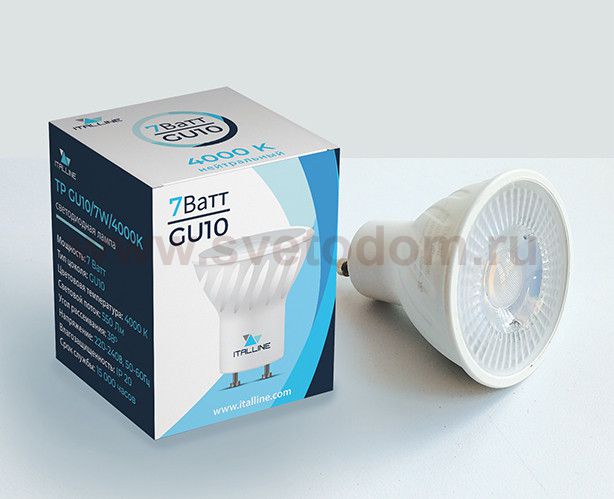 TP GU10/7W/4000K светодиодная лампа
