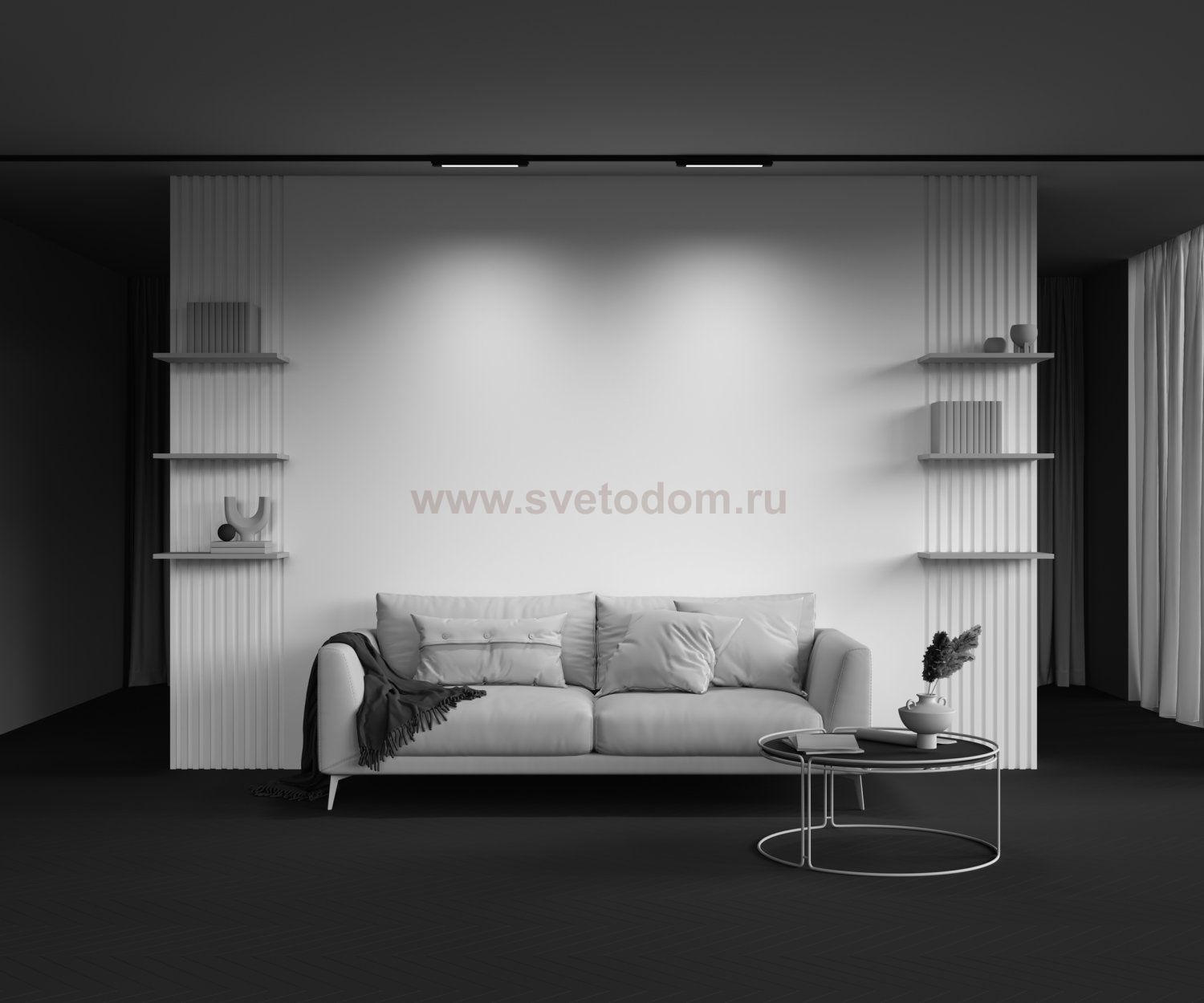 Трековый светильник Technical TR000-1-12W3K-B_1