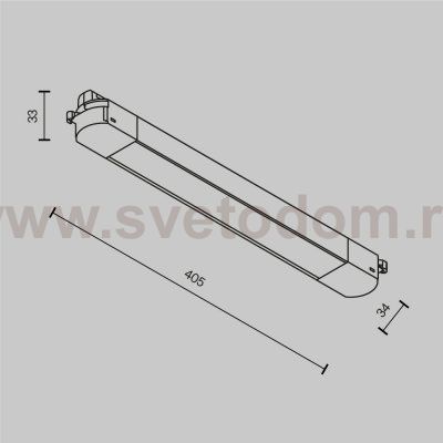 Трековый светильник Technical TR000-1-12W3K-W_1
