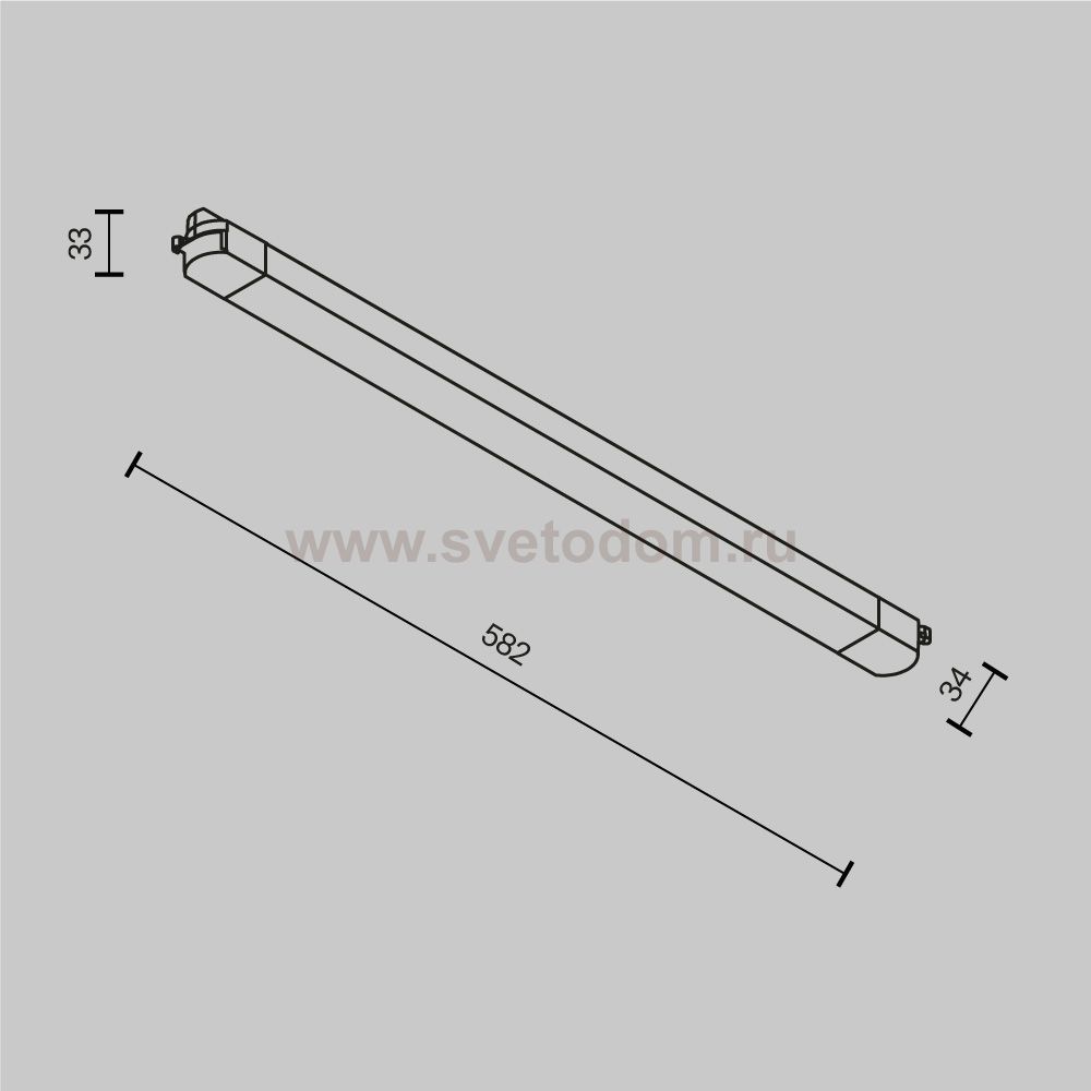 Трековый светильник Technical TR000-1-24W3K-B_1