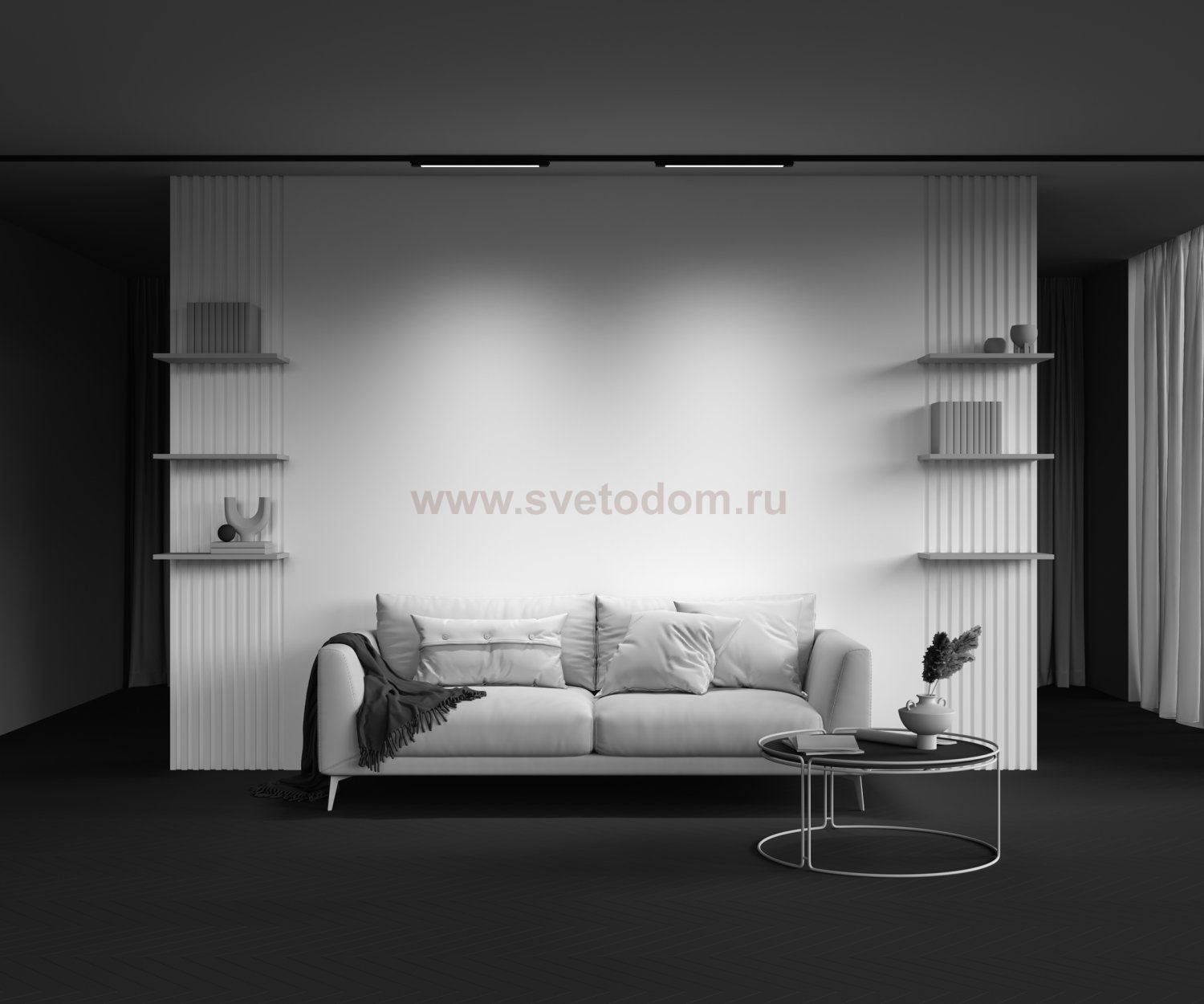 Трековый светильник Technical TR000-1-24W4K-B_1