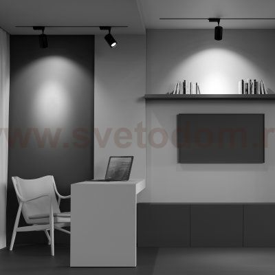 Трековый светильник Maytoni TR003-1-30W4K-B Vuoro