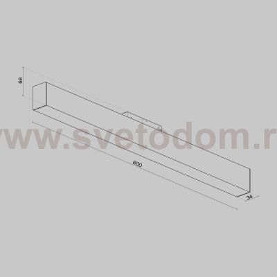 Трековый светильник Maytoni TR012-2-20W4K-B Track lamps