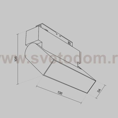 Трековый светильник Maytoni TR013-2-10W4K-W BASIS