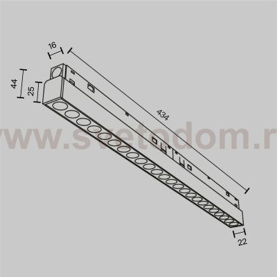 Трековый светильник Technical TR031-4-24WTW-M-DSZ-B