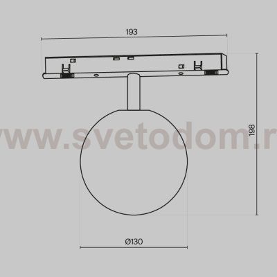 Трековый светильник Maytoni TR038-4-5WTW-DD-W Luna