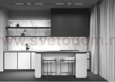 Трековый светильник Maytoni TR074-2-7W4K-B Basis