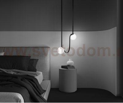 Трековый подвесной светильник Maytoni TR125B-10W3K-B Luna