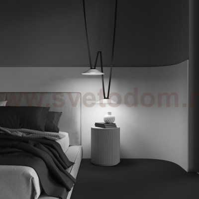 Трековый подвесной светильник Maytoni TR127B-12W4K-W Campana