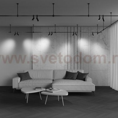 Трековый светильник Maytoni TR144-1-5W3K-W-B Focus Led