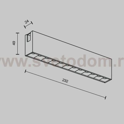 Трековый светильник Maytoni TR150-1-12W3K-M-B Points